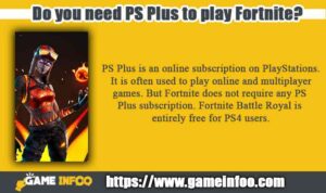 Do you need PS Plus to play Fortnite?