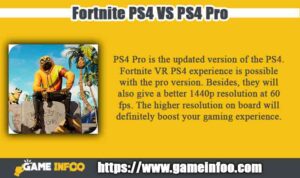 Fortnite PS4 VS PS4 Pro