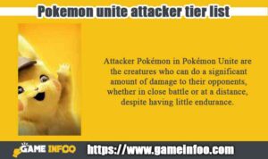 Pokemon unite attacker tier list