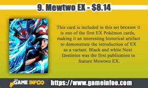 9. Mewtwo EX - $8.14