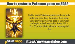 How to restart a Pokemon game on 3DS?