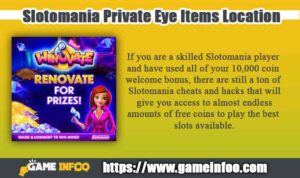 Slotomania Private Eye Items Location