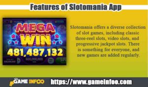 Features of Slotomania App