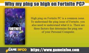 Why my ping so high on Fortnite PC?