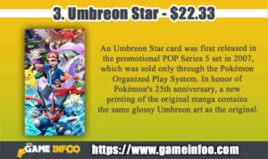 3. Umbreon Star - $22.33