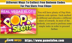 Different Ways To Collect Free Redeem Codes For Pop Slots Free Chips