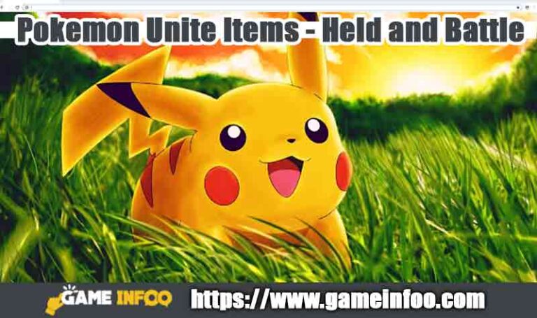 Pokemon Unite Items - Held and Battle
