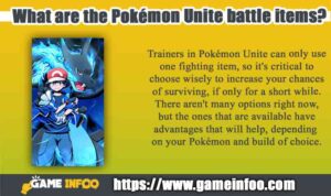 What are the Pokémon Unite battle items?